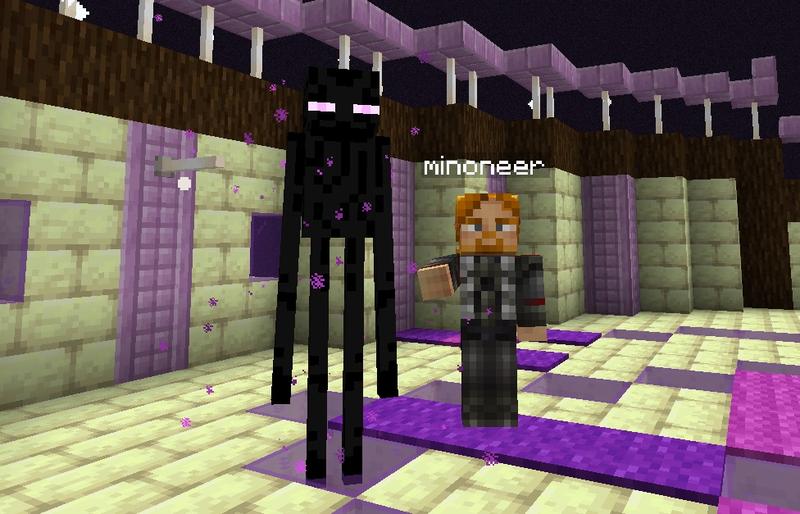 minoneer mit Enderman-Pet
