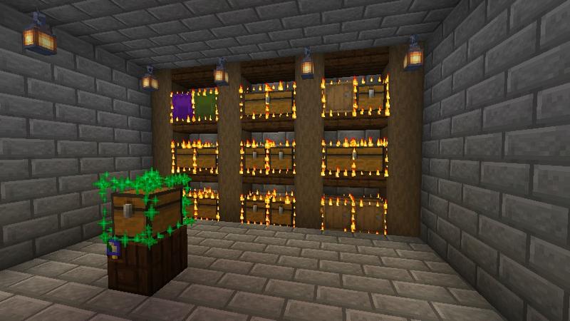 Lager mit Sortiersystem